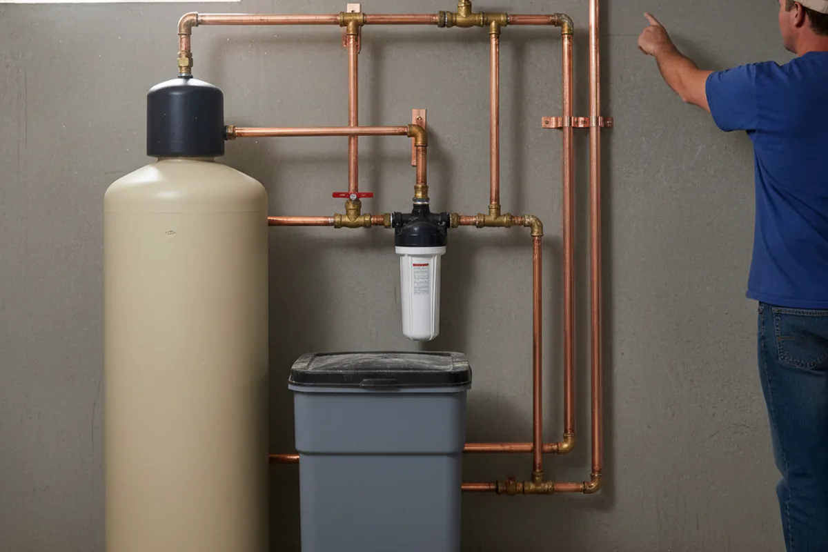 Whole-house water treatment system installed in Angier